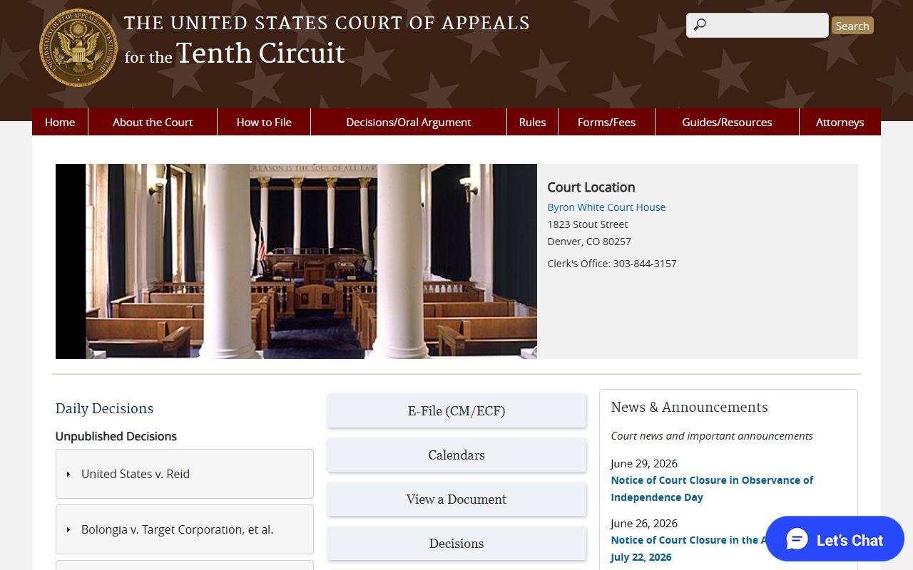 Elk County court charges Tenth Circuit appeal source