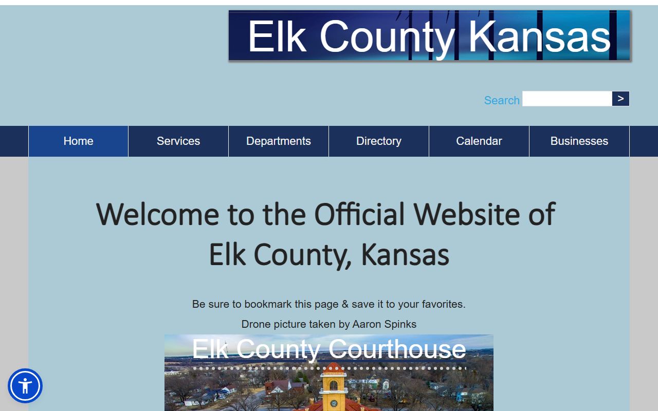 Elk County court records official county homepage